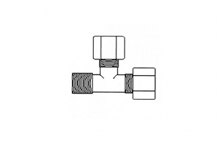 Фитинг JС 75-4-4 Aquapro Тройник 1/4''x1/4'' (резьба)